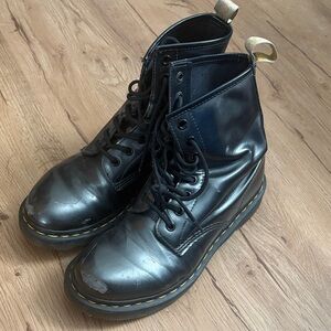 Dr. Martens Vegan Chrome Leather Boots